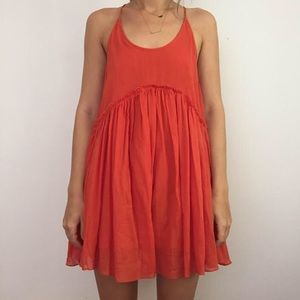 Designer Carolina K tangerine Romper